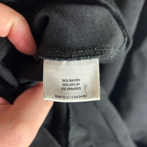 Eileen Fisher > Black Stretch Work Pants 3X - Picture 8 of 8